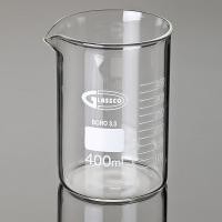 ราคา บีกเกอร์แก้วทรงเตี้ย 400 ml Beaker low-form "Glassco" UK (15263541946)