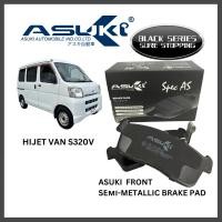 ราคา ASUKI FRONT ผ้าเบรค Daihatsu Hijet Van S320V อะไหล่คุณภาพสูง - MF0038 (48504684242)