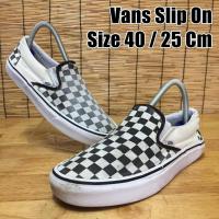ราคา Vans Slip On รองเท้าผ้าใบมือสอง (2893955949)