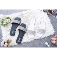 ราคา รองเท้าแตะแฟชั่นหน้าเพชร (7865764864)