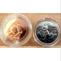ราคา เหรียญวันเด็กปี 2560 เหรียญทองแดงเหรียญวันเด็กปี 2561 เหรียญนิกเกิล น่าสะสม คู่ละ 100 บาท (5514145522)