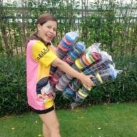 ราคา รองเท้าแตะฟองน้ำผู้ใหญ่ แบบหนีบ ยกโหล [12คู่] (22871305449)