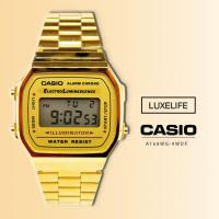 ราคา นาฬิกาข้อมือ CASIO รุ่น A168WG-9WDG STANDARD สายสแตนเลส - สีทอง (437690787)