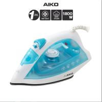 ราคา AIKO EL-2018B สีฟ้า เตารีดไอน้ำเคลือบเทฟล่อน พร้อมสเปรย์และรีดแบบแห้ง ***รับประกัน 1 ปี (43110310303)