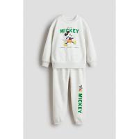 ราคา H&M(เอชแอนด์เอ็ม) ชุดเสื้อสเวตเตอร์ 2 ชิ้น Boys 2-piece sweatshirt set 1304822_1 (43867029893)