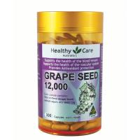 ราคา Healthy Care Grape Seed Extract 12000 Gold Jar 300 เม็ดเมล็ดองุ่นสกัด[แท้ 100%] (4341901540)