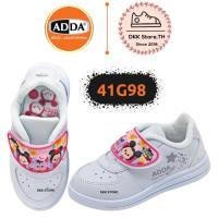 ราคา DKK.TH รุ่นใหม่ Tsum Tsum ผ้าใบเด็กสีขาว รองเท้าพละนักเรียน อนุบาล รุ่น 41G98 (25308093335)
