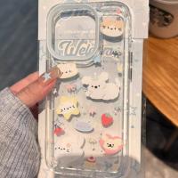 ราคา VMQ4 โปร่งใส 17 เคสโทรศัพท์สุนัขน่ารักญี่ปุ่นและเกาหลี iPhone 15 Promax นุ่ม apple 12/11 เคสโทรศัพท์หญิง 7/8 (41027892778)
