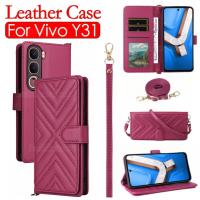 ราคา สําหรับVivoY31 2025 พลิกหนังเคสโทรศัพท์สําหรับVivo Y31 d Y31d Y21 d Y21d Y 31 Y 21d VivoY31 d VivoY31d VivoY21d 4G 5G Magnetic Bracketปลอกกันกระแทกปกหลัง (46453581975)