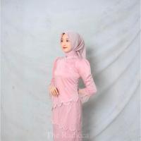 ราคา Lunar Baju Kurung Melayu Set กระโปรงผ้าซาติน Roberto Cavalli Premium Full Lining (47804418207)