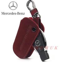 ราคา (พร้อมส่ง) Benz Mercedes-Benz AMG เคสหนังกุญแจรถ Mercedes-Benz CLA GLC GLA GL SLK (26768618412)