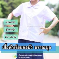 ราคา เสื้อนักเรียน คอบัว ตราละมุด (587677130)