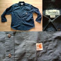 ราคา เชิ้ตแขนยาว Carhartt ไซต์XL ทรงSlim ของแท้ มือสอง (18160363695)