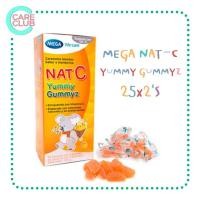 ราคา Mega we care Nat C Yummy gummyz 25x2'S เมก้า แนทซี กัมมี่ (25 ห่อ*2เม็ด) วิตามินซีเยลลี่ สำหรับเด็ก (18546348164)