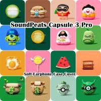 ราคา READY STOCK!นําไปใช้กับ SoundPeats Capsule 3 Pro เคส Case เคสหูฟัง ซิลิโคนนุ่ม การ์ตูนน่ารักคู่ NO.3 (27757843596)