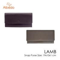 ราคา [Albedo] LAMB SNAP PURSE กระเป๋าสตางค์ใบยาวหนังแกะ รุ่น LAMB - LB00999/LB00979 (4694507438)