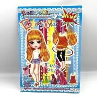 ราคา สมุดแต่งตัวตุ๊กตา 1เล่มมี12ชุดเสื้อผ้า ยกโหล (12 ชิ้น) (40608551362)