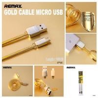 ราคา สายชาร์จ Remax Gold Micro USB และสายดาต้า (41605777927)