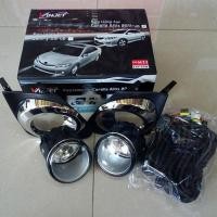 ราคา [แถมหลอดไฟ] ไฟตัดหมอก ไฟสปอร์ตไลท์ TOYOTA COROLLA ALTIS 2010 2011 2012 ขอบชุบ (5858606729)