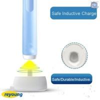 ราคา REYOUNG เครื่องชาร์จแปรงสีฟัน แท่นชาร์จสําหรับเดินทางแบบชาร์จไฟได้ USB/EU/US Plug แปรงสีฟันไฟฟ้า (44755808312)