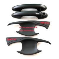 ราคา revo รีโว้ เบ้ากันรอย ครอบมือจับ สีดำโลโก้แดงรุ่นแค็บ2ประตู #S (6535306528)