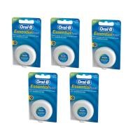 ราคา (แพค 5 อัน) ไหมขัดฟัน Oral-B Essential Floss ของแท้!! (wax รสมิ้นต์) (1262231437)