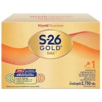 ราคา S-26 SMA Gold นมผง เอส-26 เอสเอ็มเอ โกลด์ 2750 (สูตร 1)รสจืด (24902786250)