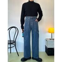 ราคา PAPA.XQ FEEL JEANS (NEW! กางเกงทรงขากระบอก แต่งกระเป๋าข้าง พร้อมส่ง⚡️✨) (23264803112)