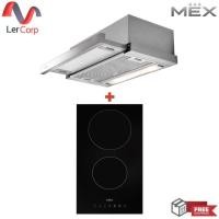 ราคา (Mex) เครื่องดูดควันสลิมไลน์ MEX รุ่น SL26 + เตาไฟฟ้าฐานเซรามิก MEX รุ่น HVC232 (25381670596)