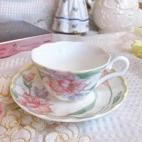 ราคา ชุดกาแฟ MARUI/Japan Bone China ลายดอกไม้ น้ำหนักเบา ของใหม่ (16341268250)