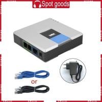 ราคา Win VOIP Gateway 2 พอร์ต SIP V2 Protocol อินเทอร์เน็ตอะแดปเตอร์โทรศัพท์พร้อมสายเคเบิลสําหรับ Linksys PAP2T (27764234512)