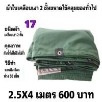 ราคา ผ้าใบผ้าเต็นท์เคลือบเงา 2 ชั้น ขนาดใช้ทั่วไป 2X3 เมตร 600 บาท (22480433923)