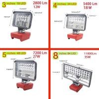 ราคา ไฟ LED ทํางาน 3/4/5/8 นิ้วสําหรับ Milwaukee 18V Li-ion แบตเตอรี่แบบพกพา LED โคมไฟเครื่องมือโคมไฟ Spotlight ไฟฉุกเฉิน (27314447501)