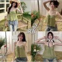 ราคา เสื้อสายเดี่ยวสีเขียว (43218351946)