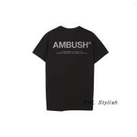 ราคา Ambush's เสื้อยืดแขนสั้น คอกลม พิมพ์ลายตัวอักษร ขนาดใหญ่ สําหรับผู้ชาย และผู้หญิง (19893807118)