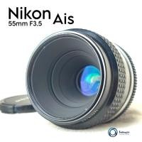 ราคา เลนส์มือหมุน Nikon Nikkor- Micro 55mm F3.5 มาโคร Excellent++ Mount Ais (26013537150)