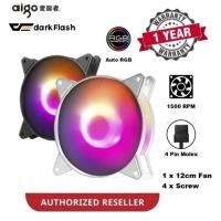 ราคา Aigo DarkFlash C6 Aurora Spectrum RGB 120MM Computer Case Fan (Mounting Screw) (48853210154)