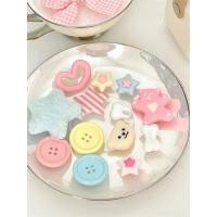 ราคา daddy jibbitz jibbitz crocs อุปกรณ์เสริมรองเท้าหัวเข็มขัดเกสร สีชมพู น่ารักเหมือนการ์ตูน สามารถถอดออกได้ (48404020257)