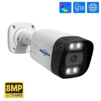 ราคา Hiseeu HB718-PA 4K 8MP POE กล้อง IP อัจฉริยะ Night Vision P2P การตรวจจับการเคลื่อนไหวเสียงสองทาง H.265 กันน้ํากลางแจ้งกล้องวงจรปิดความปลอดภัยกล้องสําหรับใช้ในบ้าน (24833554174)