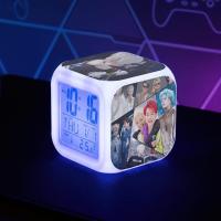 ราคา Rhythm x Captain Boy นาฬิกา LED มัลติฟังก์ชั่นอิเล็กทรอนิกส์, นาฬิกาปลุก, อุณหภูมิ, เวลา, ปฏิทิน (51105813341)
