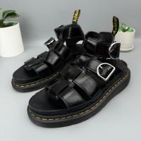 ราคา Dr.Martens Mackaye มือสองของแท้100% รองเท้าแตะหนังหุ้มส้น (25440480047)