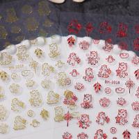 ราคา & Sellingbest & Cute Cartoon Pony Nail Stickers New Year DIY Nails Art Decorative Year Of The Horse Nails Decal Festival Accessories. (55353908526)