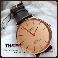 ราคา นาฬิกาสายหนังแท้ us submarine รุ่น TL-1144M หน้าปัดทองชมพู (1001743087)