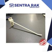 ราคา GANTUNGAN Stall Single Hook / Slatwall Hanger dia 6mm - สีขาว (49404200663)