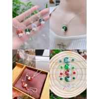 ราคา Hot Hit Lotus Jade Silver Jewelry Set ทุกสี HTJ (57951379690)
