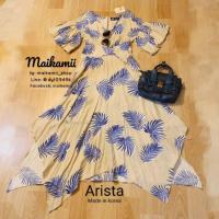 ราคา เดรสยาวสีเบจ งานป้าย arista​ (1996086597)