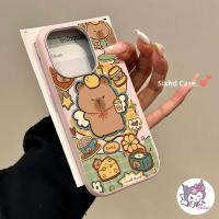 ราคา สําหรับ Samsung S21 Ultra S24FE S23FE S24Ultra S23 S22 S21 Plus Ultra A56 A36 A26 5G เคสโทรศัพท์สนุกน่ารัก Capybara หนังปกอ่อน (29029117792)