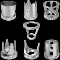 ราคา Airbrush หัวฉีดหมวกอุปกรณ์เสริม Crown/Tomahawk/ hollow condensing/ระยะทาง Shape Air Brush Caps สําหรับ Nasedal Iwata U-STAR mr.hobby HD (27807640581)