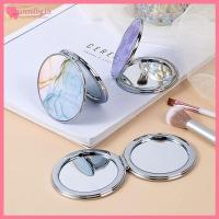 ราคา RENBG ลายวินเทจมือผู้หญิงขนาดกะทัดรัดกระจกแต่งหน้าแบบพกพาสีเขียว/สีม่วง/สีฟ้ากระเป๋ากระจก TH (54805315010)
