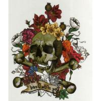 ราคา Tattoo แผ่นใหญ่ หัวกะโหลก​ Skull แท็ททู สติกเกอร์ (2833571)